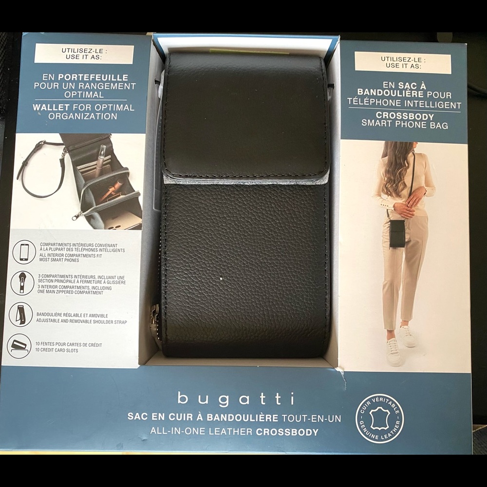 COPY - NWT Bugatti Leather Crossbody Purse
